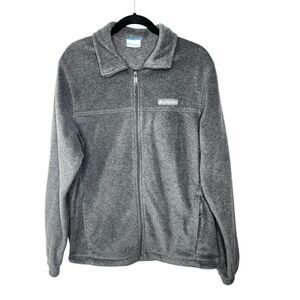 Columbia Men’s M Gray Fleece Full Zip Jacket